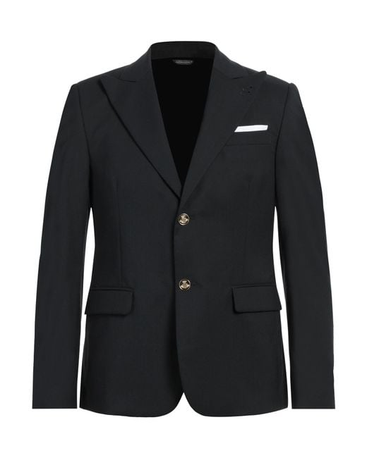 Daniele Alessandrini Black Blazer for men