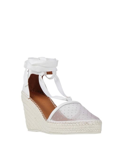Casadei White Espadrilles