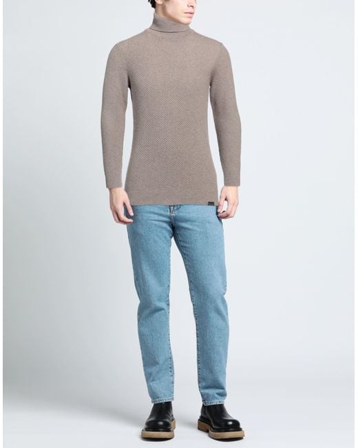 Brooksfield Gray Turtleneck for men