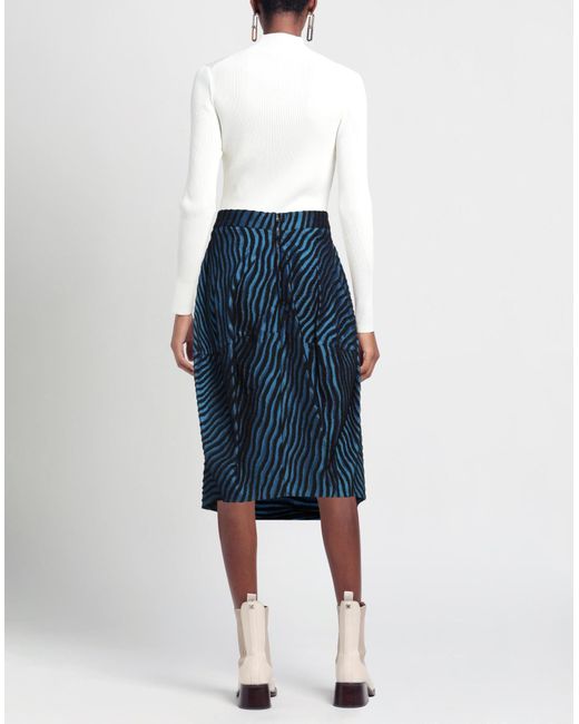 Marni Blue Midi Skirt