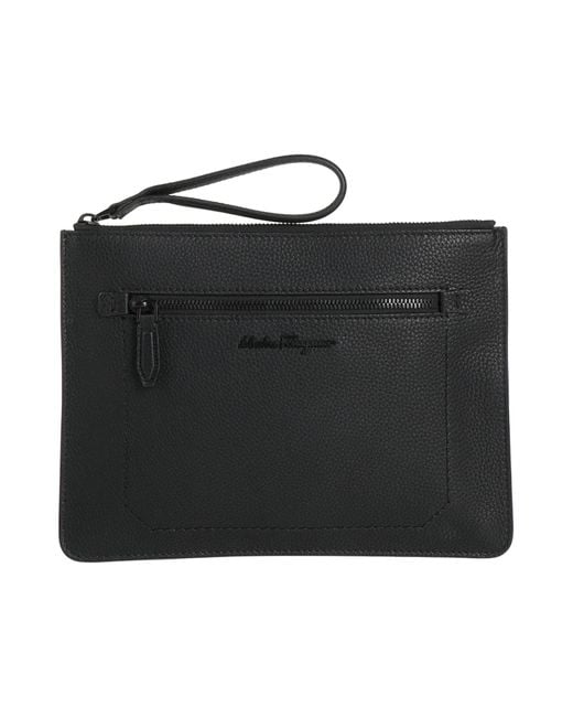 Borsa A Mano di Ferragamo in Black da Uomo