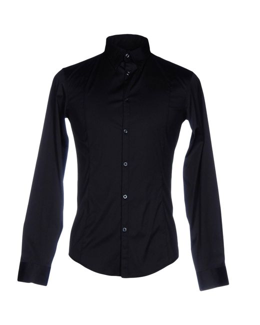 Armani Jeans Hemd in Schwarz für Herren | Lyst DE