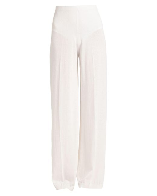 Semicouture White Trouser