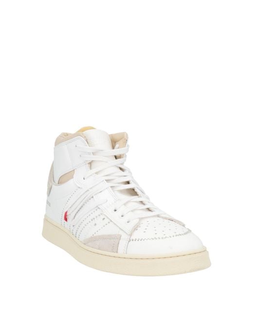 HIDNANDER White Sneakers Leather for men