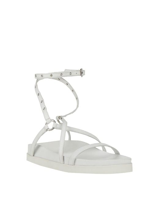 Patrizia Pepe White Sandals Leather