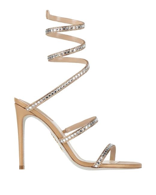 Rene Caovilla White Sandale