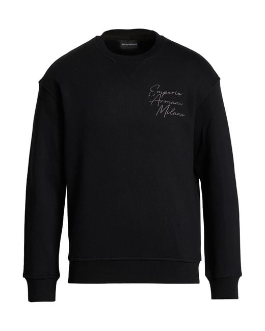 Emporio Armani Men's Black Sweatshirt - Main Image