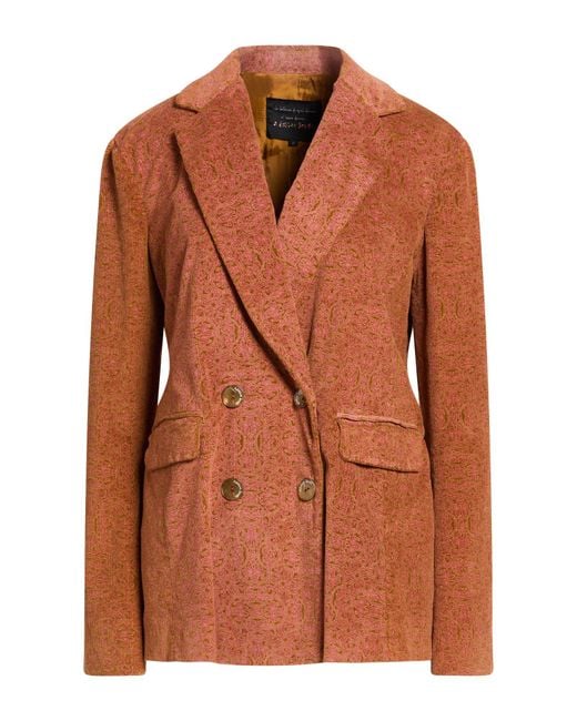 ALESSIA SANTI Brown Blazers