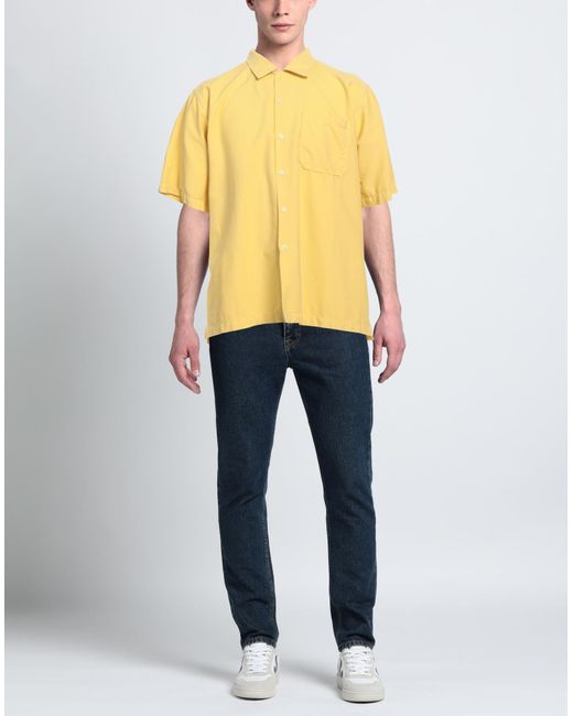 Universal Works Yellow Shirt for men