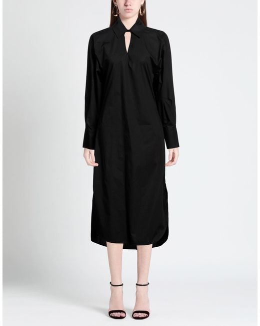 Trussardi Black Midi Dress