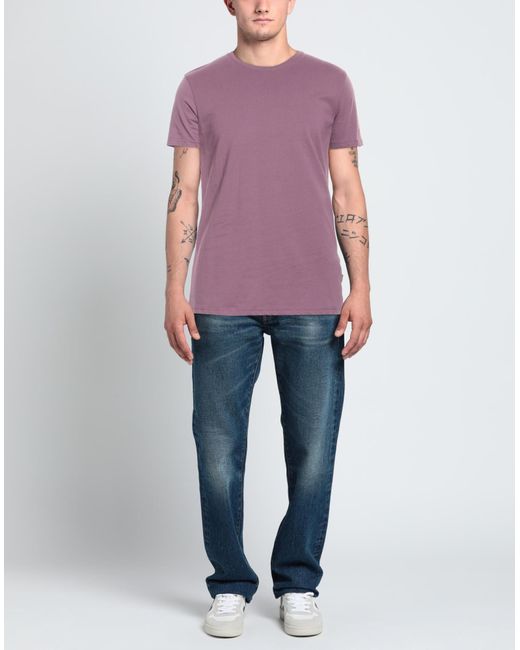Solid Purple T-shirt for men