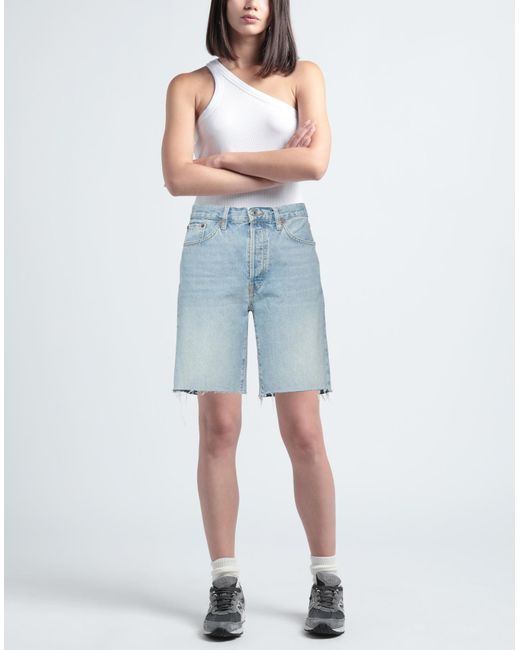 Shorts Jeans di Re/done in Blue