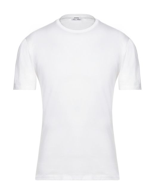 Cesare Attolini White T-Shirt Cotton for men