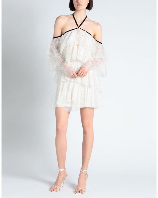 Philosophy Di Lorenzo Serafini White Mini Dress
