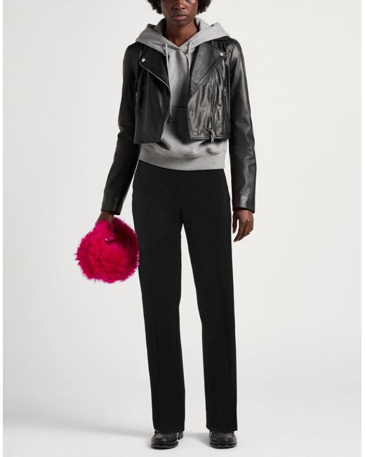Elisabetta Franchi Black Pants Polyester, Elastane