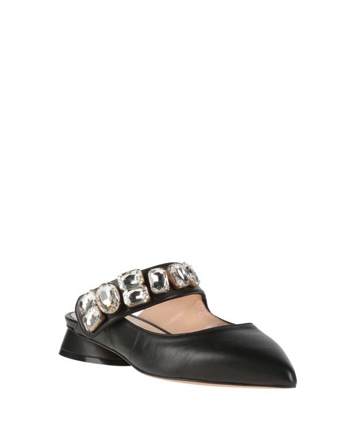 GIANCARLO FITTIPALDI Black Mules & Clogs