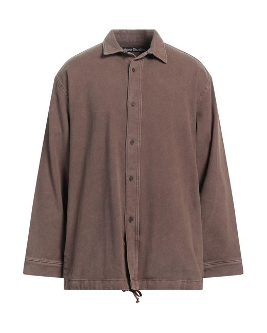Manteau en jean Acne pour homme en coloris Brown