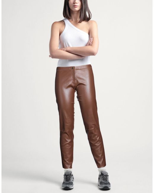 Pearls Brown Pants