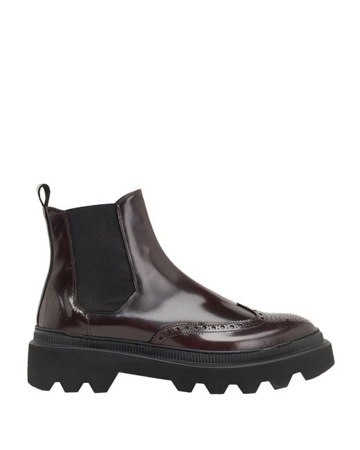 8 by YOOX Black Ankle Boots for men