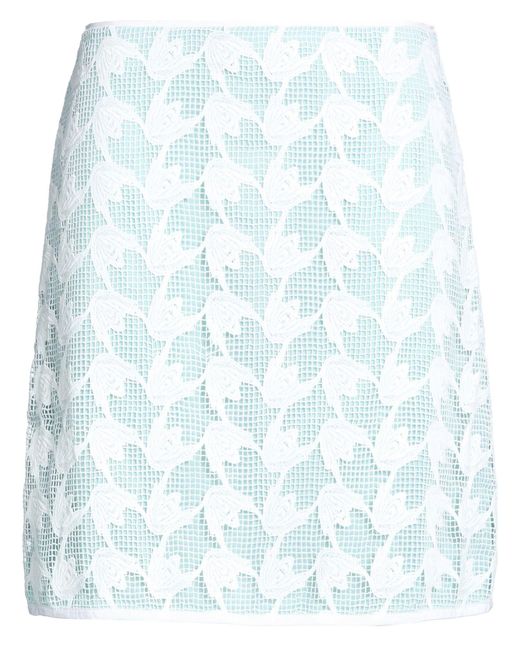Tory Burch Blue Mini Skirt