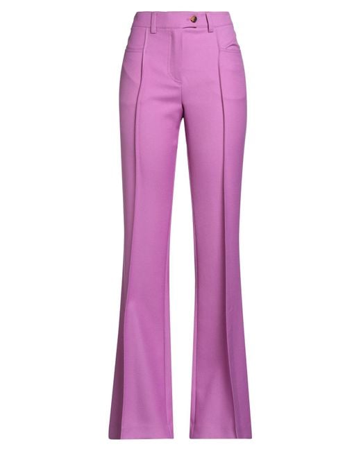 GIUSEPPE DI MORABITO Purple Pants Wool