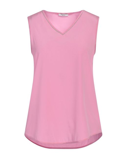 Top Peserico de color Pink