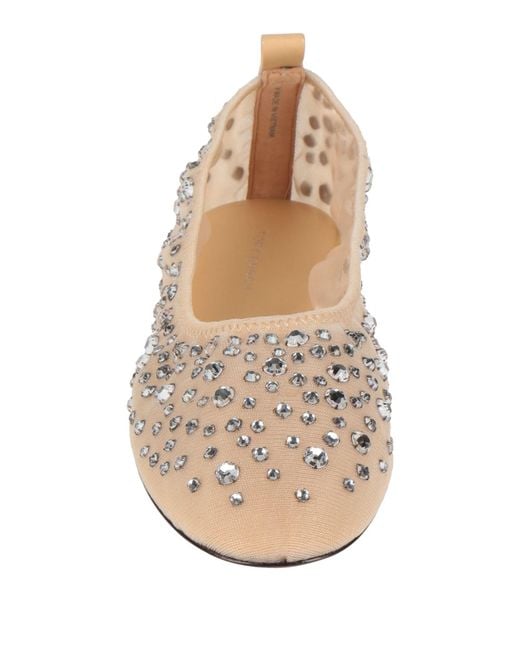 Tory Burch Natural Ballet Flats
