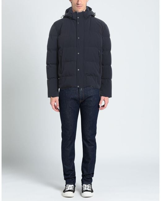Paul & Shark Blue Down Jacket for men