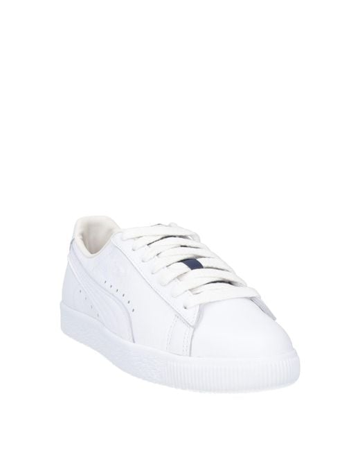PUMA White Sneakers Cowhide for men