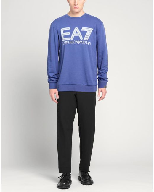 EA7 Blue Sweatshirt for men