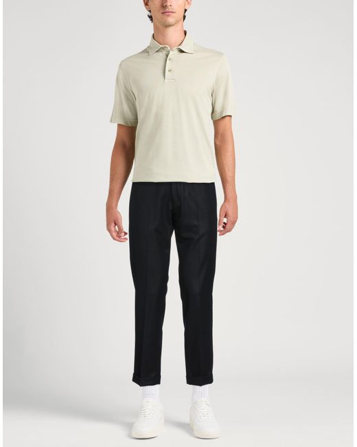 Michael Coal Black Pants Virgin Wool, Cashmere, Elastane for men