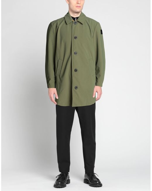 Suns Green Overcoat & Trench Coat for men