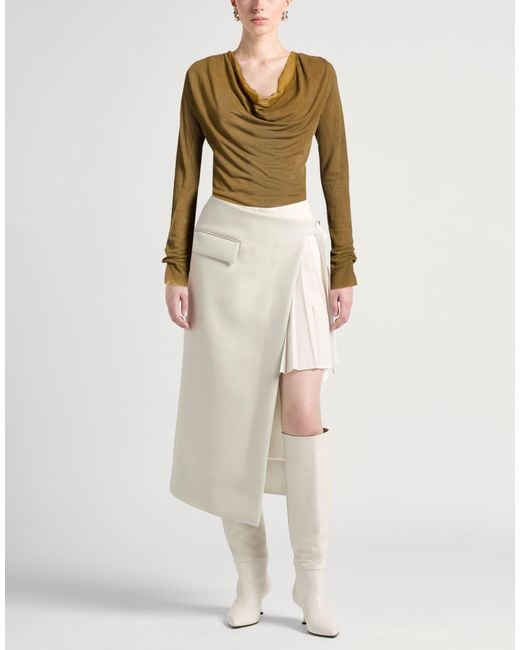 Masnada Green Marigold T-Shirt Viscose, Polyamide, Cashmere, Silk