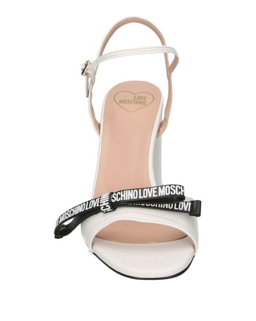 Love Moschino White Sandale