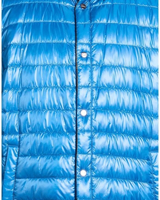 Herno Blue Puffer Polyamide for men