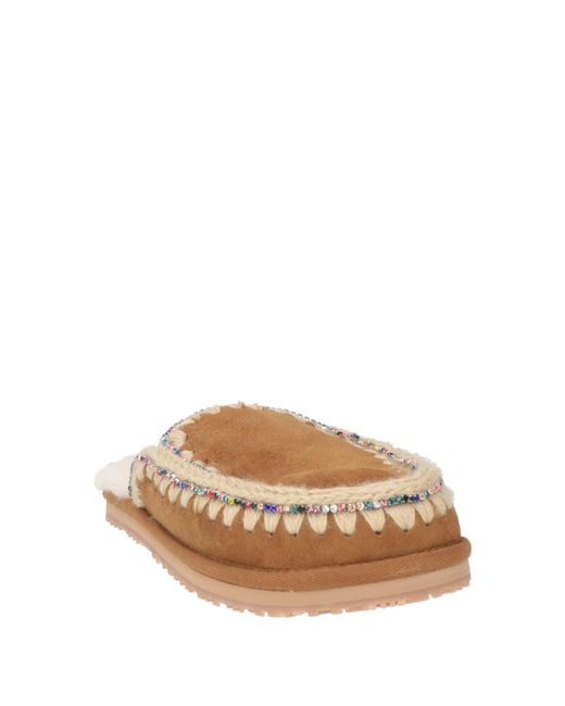 Mou White Mules & Clogs