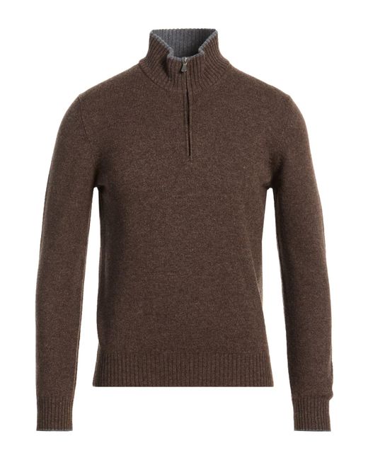 Gran Sasso Brown Turtleneck for men