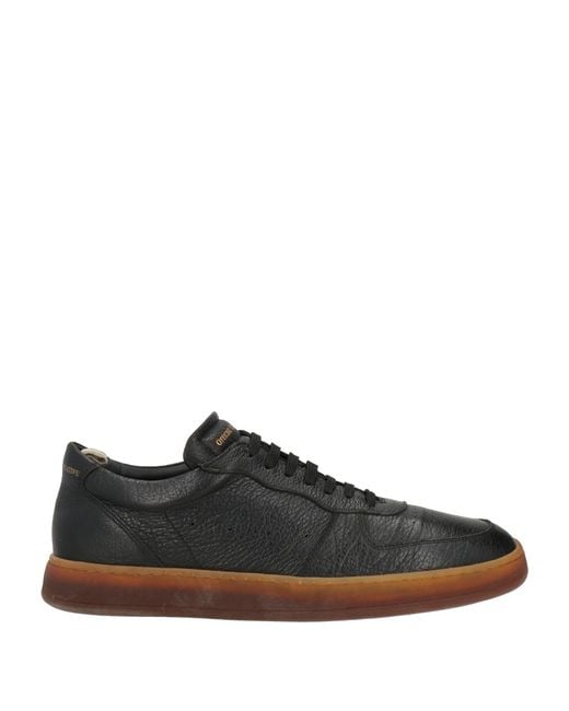 Officine Creative Black Sneakers Leather for men