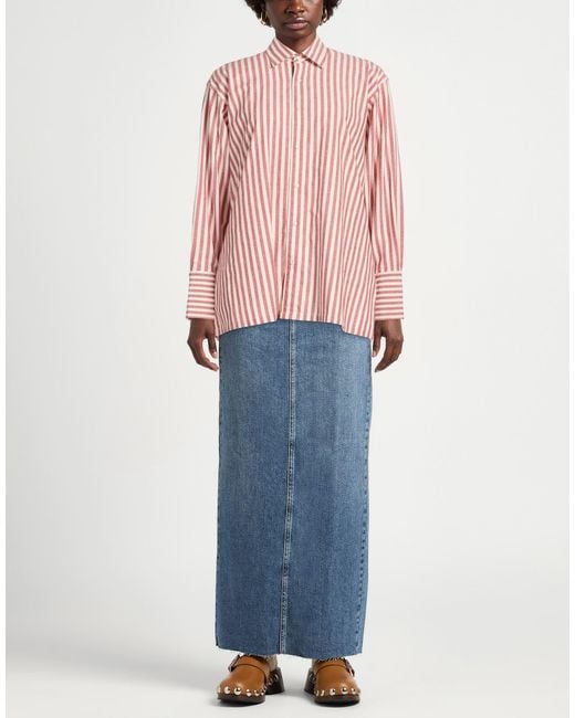 Ines De La Fressange Paris Pink Shirt Cotton