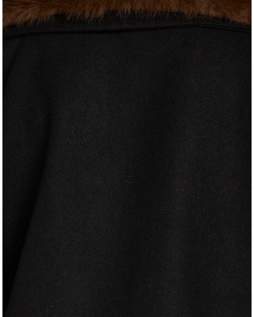 Kaos Black Jacket Polyester, Viscose, Wool