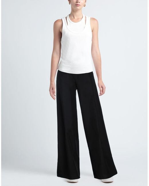 DSquared² Black Pants Cotton, Polyamide