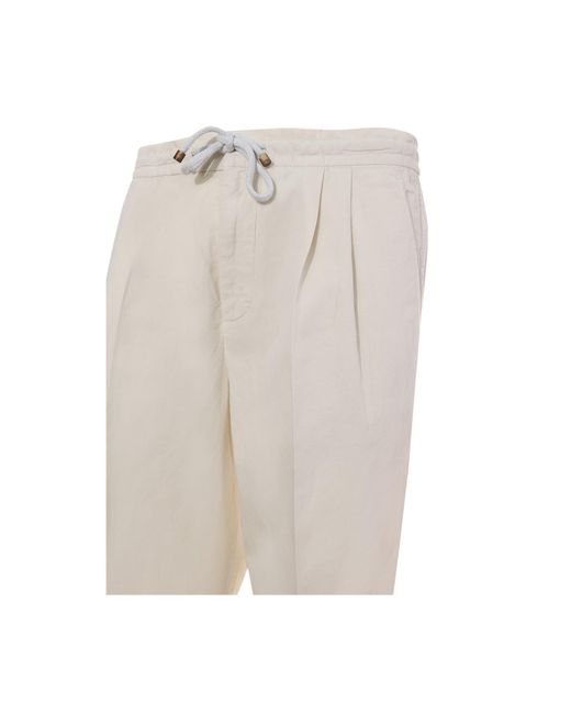Pantalon Brunello Cucinelli pour homme en coloris White