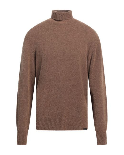 Brooksfield Brown Turtleneck for men