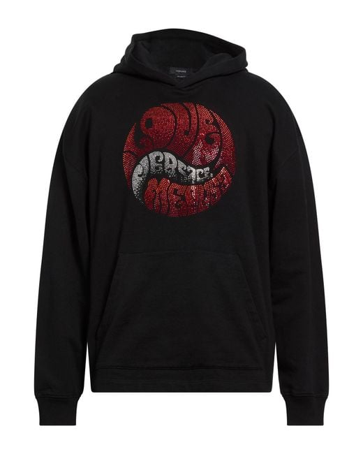 Versace Black Sweatshirt Cotton for men