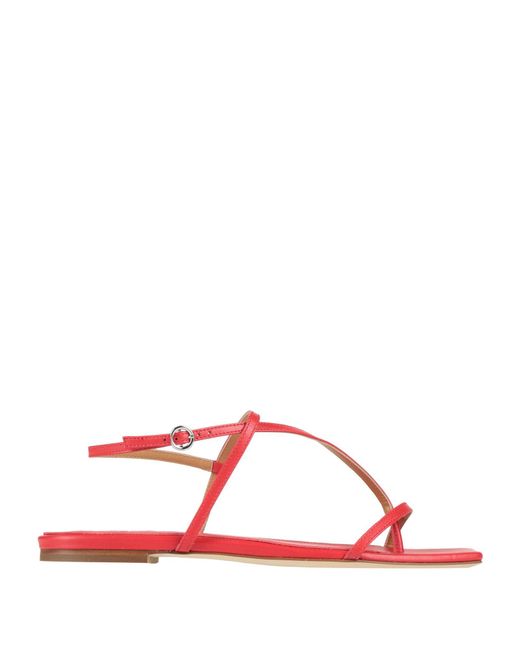 Aeyde Red Thong Sandal