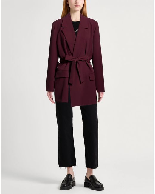 ViCOLO Purple Blazer Polyester, Elastane