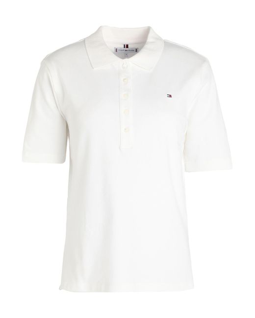 Tommy Hilfiger White Polo Shirt