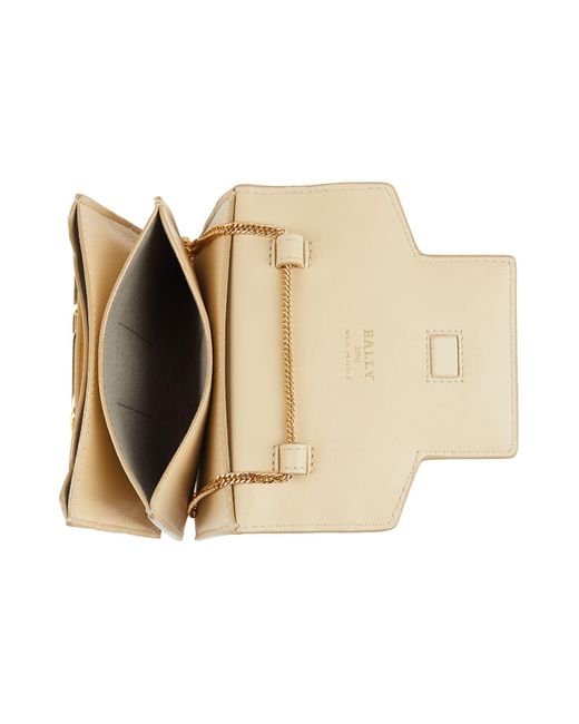 Bally Crossbody Wallet Cow Leather in Natural Lyst