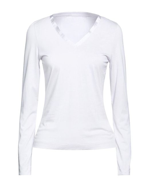 Majestic Filatures White T-Shirt Lyocell, Organic Cotton