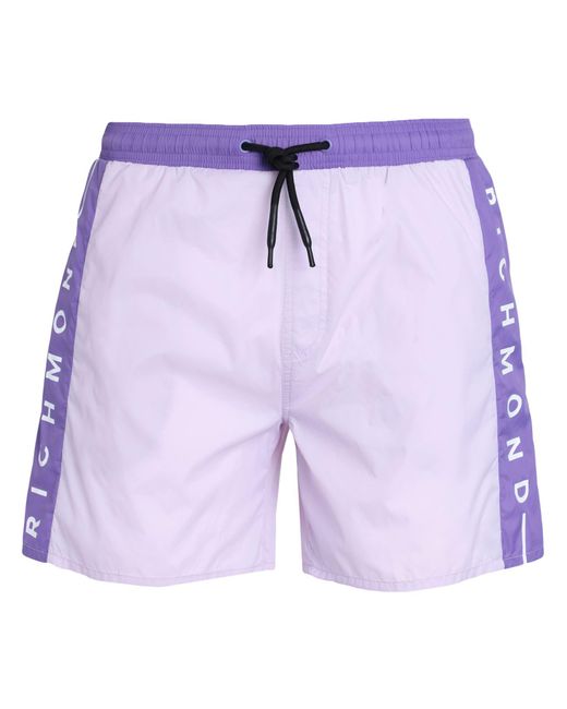 John Richmond Blue Light Swim Trunks Nylon for men